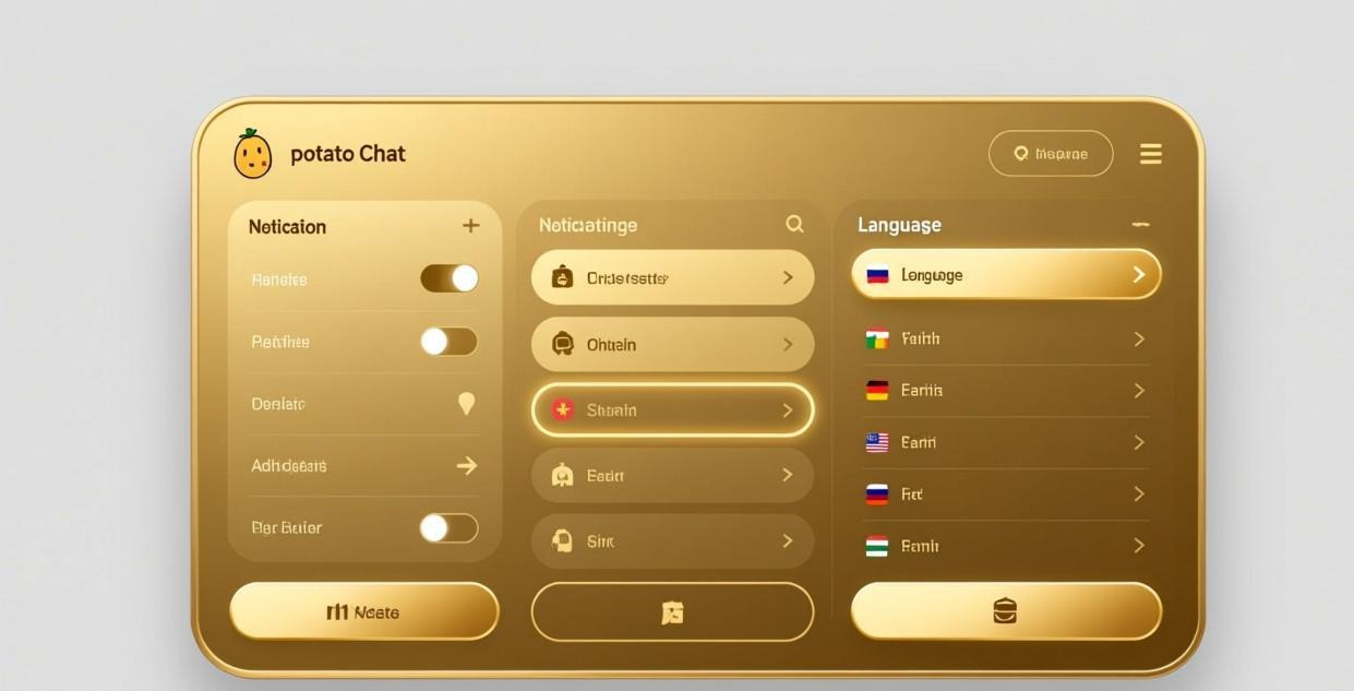 potato windows settings