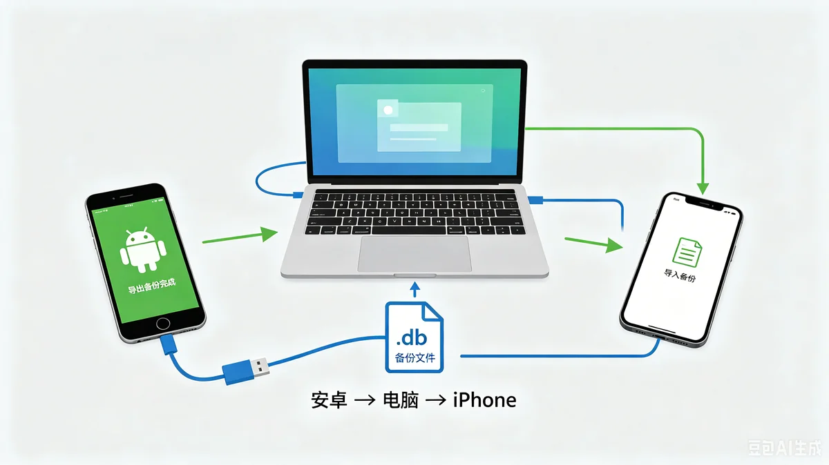 Android到iPhone跨平台数据迁移