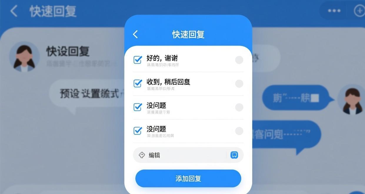 Potato 快捷回复设置界面